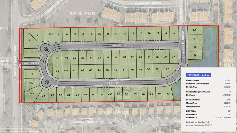9N249 Naperville Rd, Elgin, IL à louer - Plan de site – Image 2 sur 2