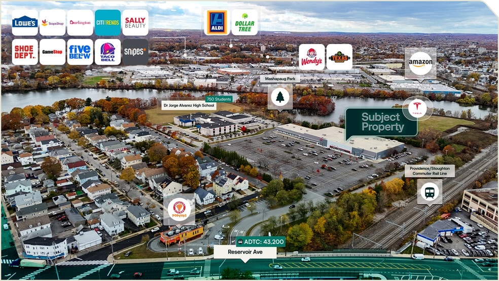 77 Reservoir Ave, Providence, RI à vendre - Aérien – Image 3 sur 3