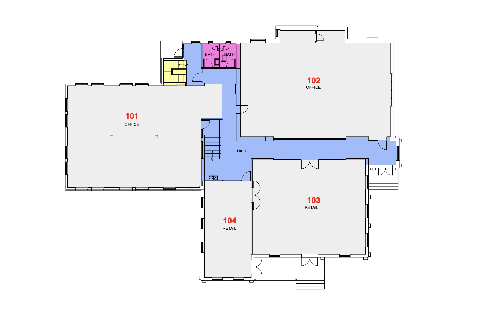 3401 W 29th Ave, Denver, CO à louer Plan d’étage– Image 1 sur 4