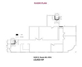 2200 E Route 66, Glendora, CA à louer Plan d’étage– Image 1 sur 1