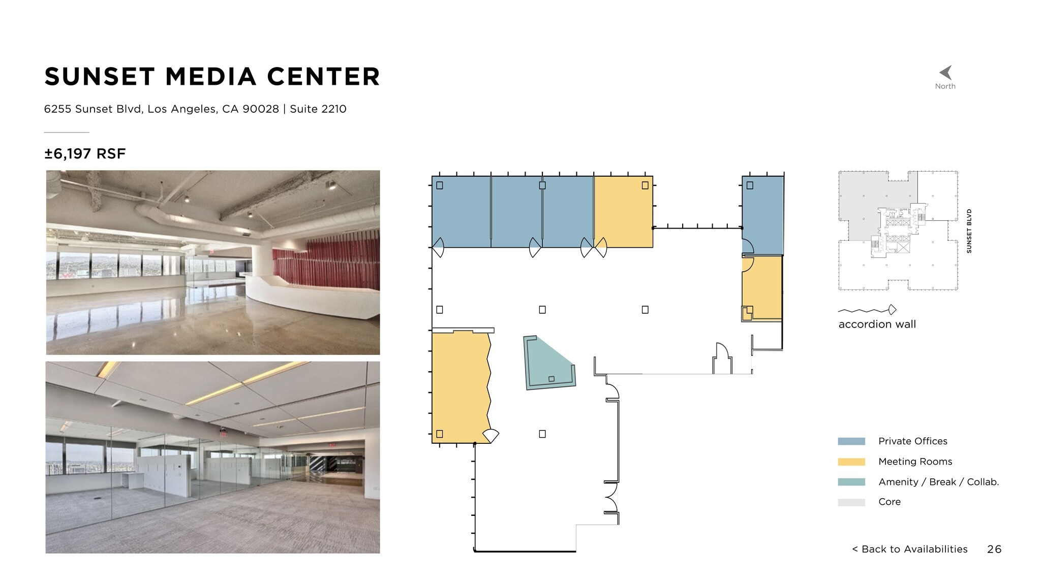 6255 W Sunset Blvd, Los Angeles, CA à louer Plan de site– Image 1 sur 1