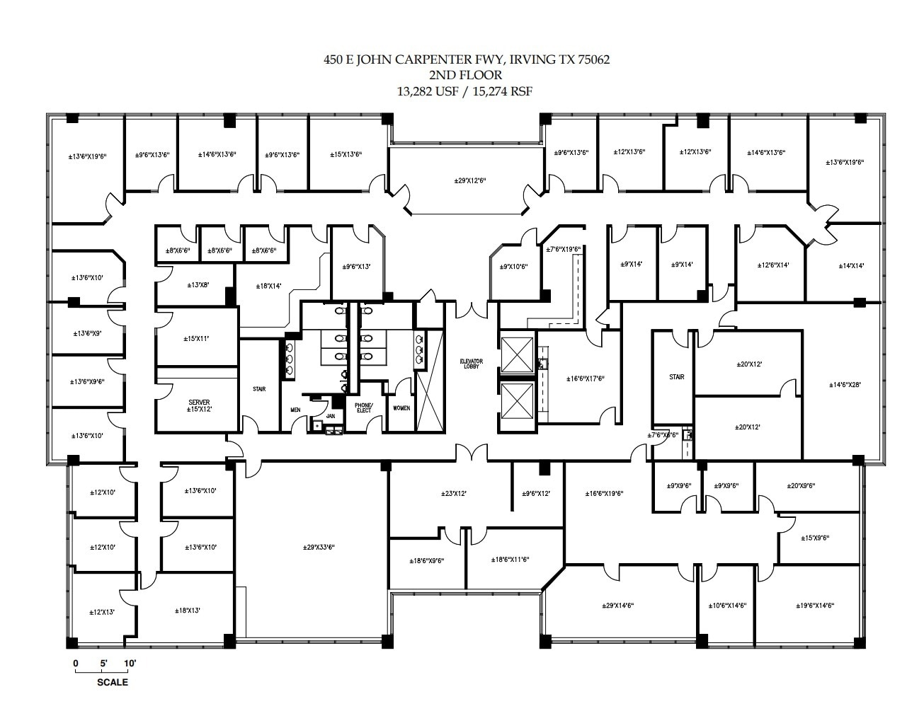 450 E John Carpenter Fwy, Irving, TX à louer Plan d’étage– Image 1 sur 1