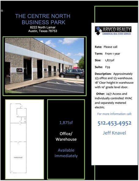 8204 N Lamar Blvd, Austin, TX à louer - Photo de l’immeuble – Image 2 sur 2