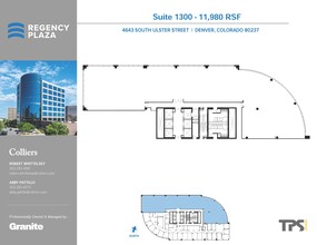 4643 S Ulster St, Denver, CO à louer Plan d’étage– Image 1 sur 1