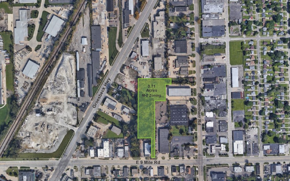 3.71 Acres Zoned M-2 portefeuille de 2 biens à vendre sur LoopNet.fr - Aérien – Image 2 sur 2