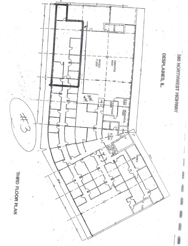 380 E Northwest Hwy, Des Plaines, IL à vendre Plan d’étage– Image 1 sur 1