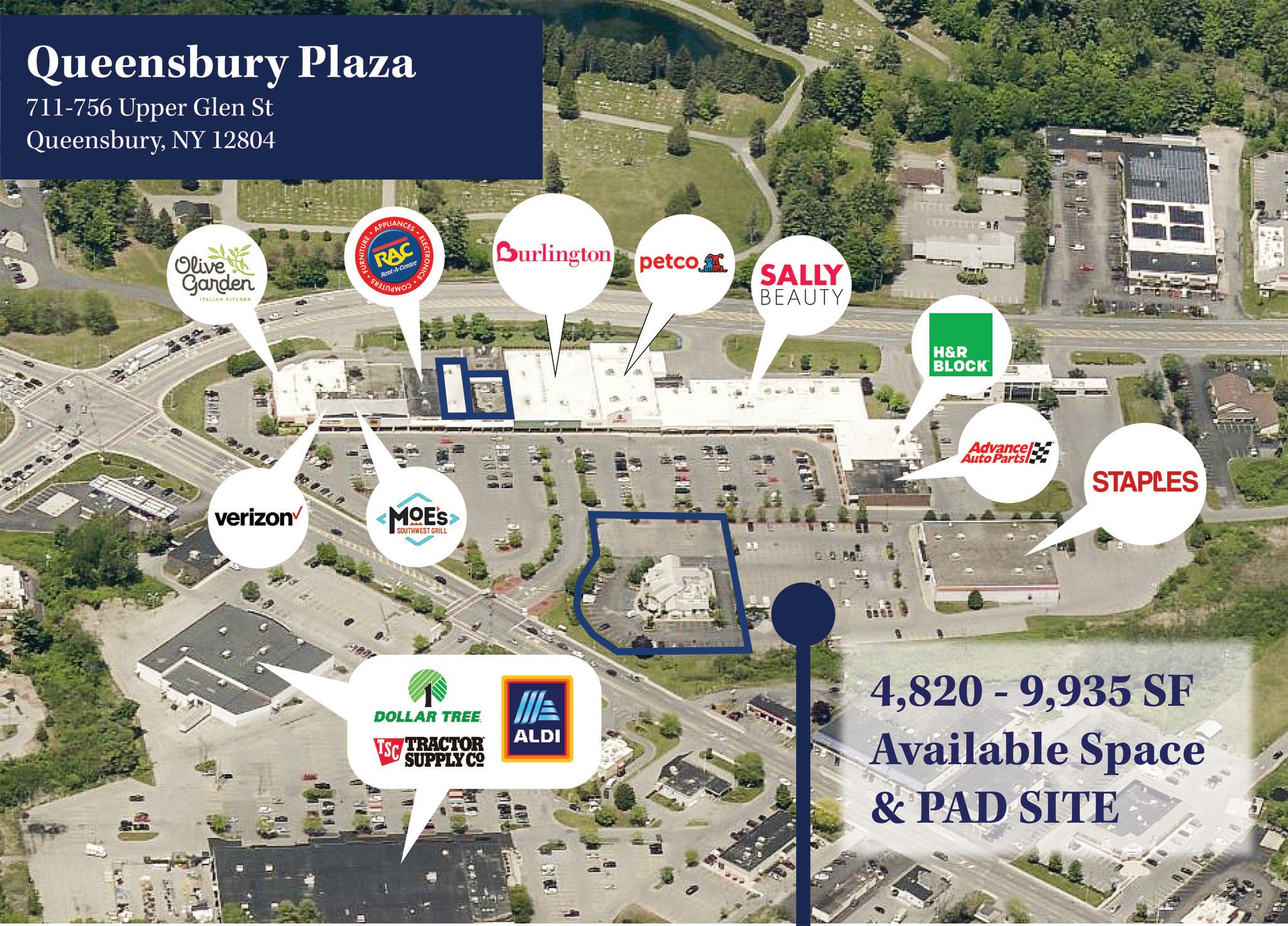 711-756 Upper Glen St, Queensbury, NY à louer Photo de l’immeuble– Image 1 sur 20