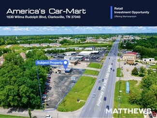 Plus de détails pour 1630 Wilma Rudolph Blvd, Clarksville, TN - Local commercial à vendre
