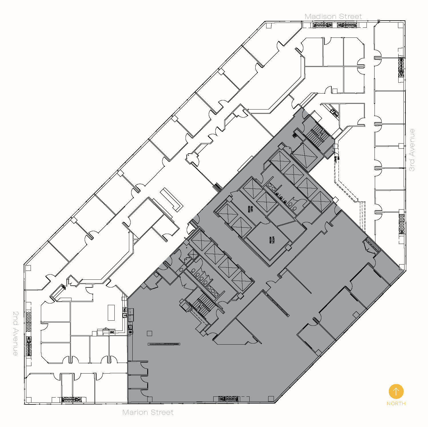 999 3rd Ave, Seattle, WA à louer Plan d’étage– Image 1 sur 4