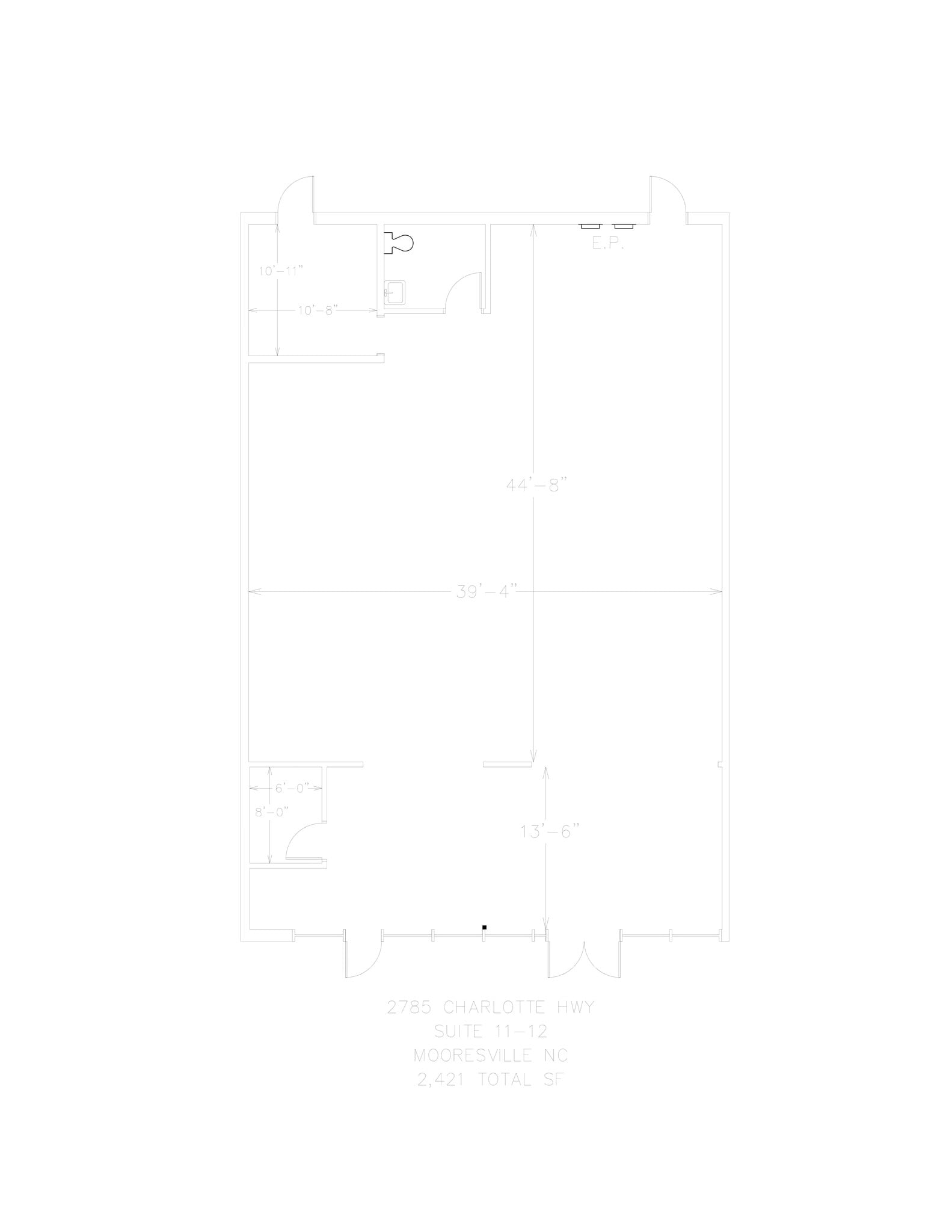 2785 Charlotte Hwy, Mooresville, NC à louer Plan de site– Image 1 sur 1