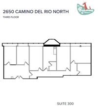 2650 Camino del Rio N, San Diego, CA à louer Plan d’étage– Image 1 sur 1