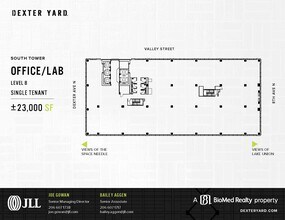 700 Dexter Ave N, Seattle, WA à louer Plan d’étage– Image 1 sur 1