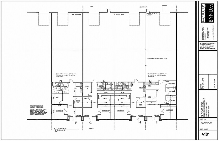 2355 Highway 101 S, Greer, SC à louer - Plan d’étage – Image 2 sur 6