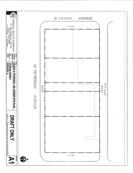 4750 W Peterson Ave, Chicago, IL à louer - Plan de site – Image 2 sur 2