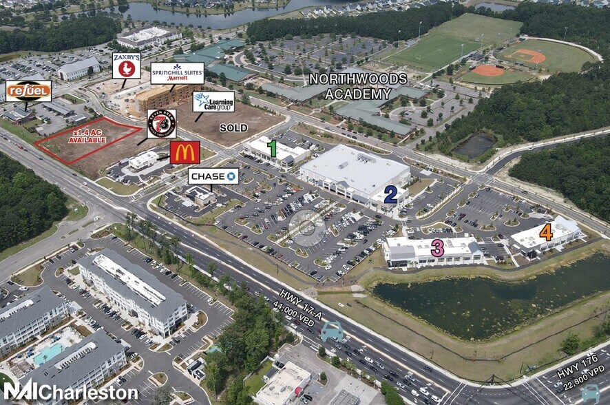 US 17-A Hwy 176, Moncks Corner, SC à louer - Photo de l’immeuble – Image 2 sur 2