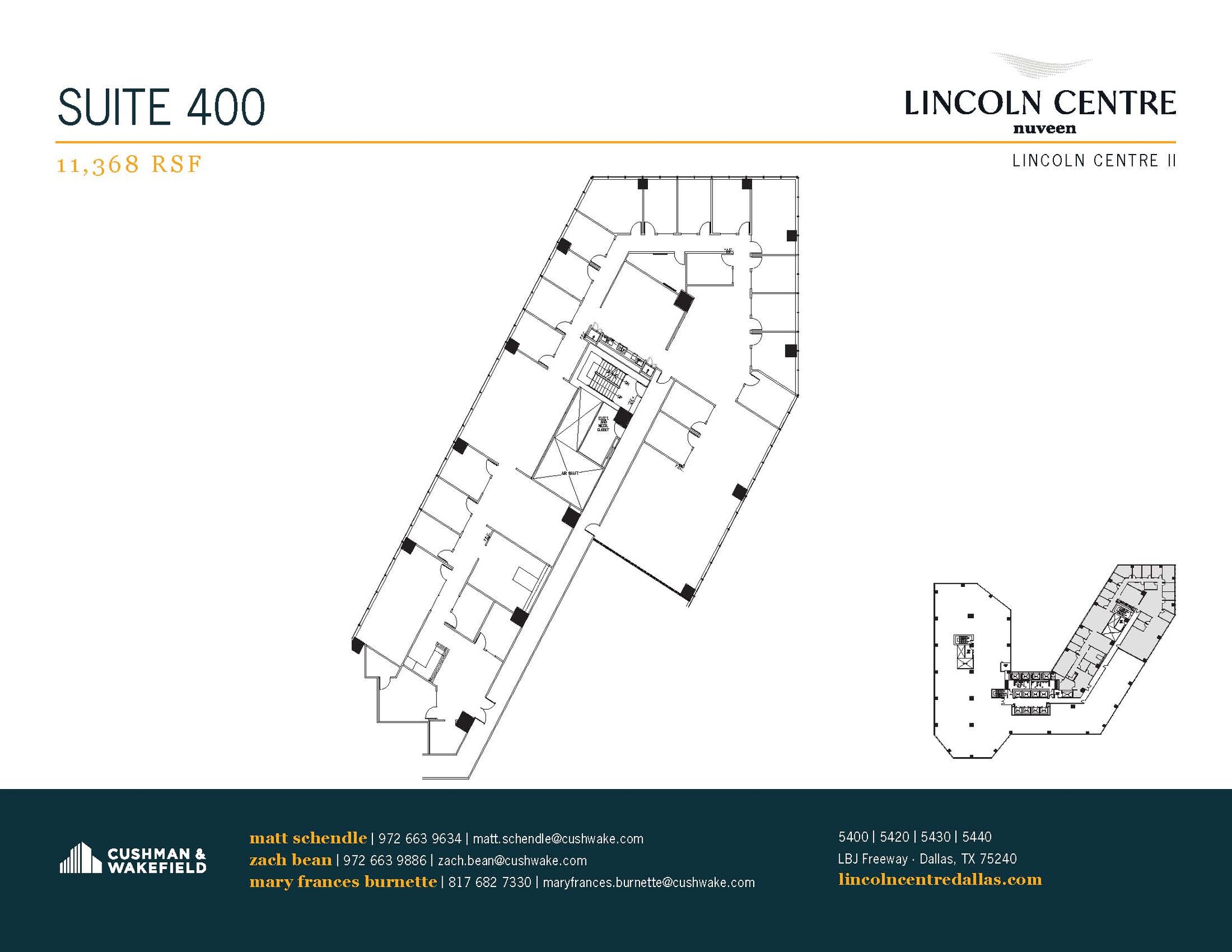 5400 Lyndon B Johnson Fwy, Dallas, TX à louer Plan d’étage– Image 1 sur 1