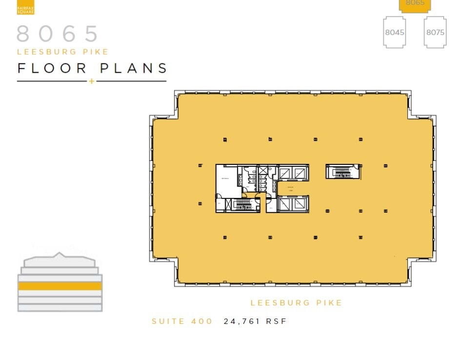 8065 Leesburg Pike, Vienna, VA à louer Plan d’étage– Image 1 sur 1