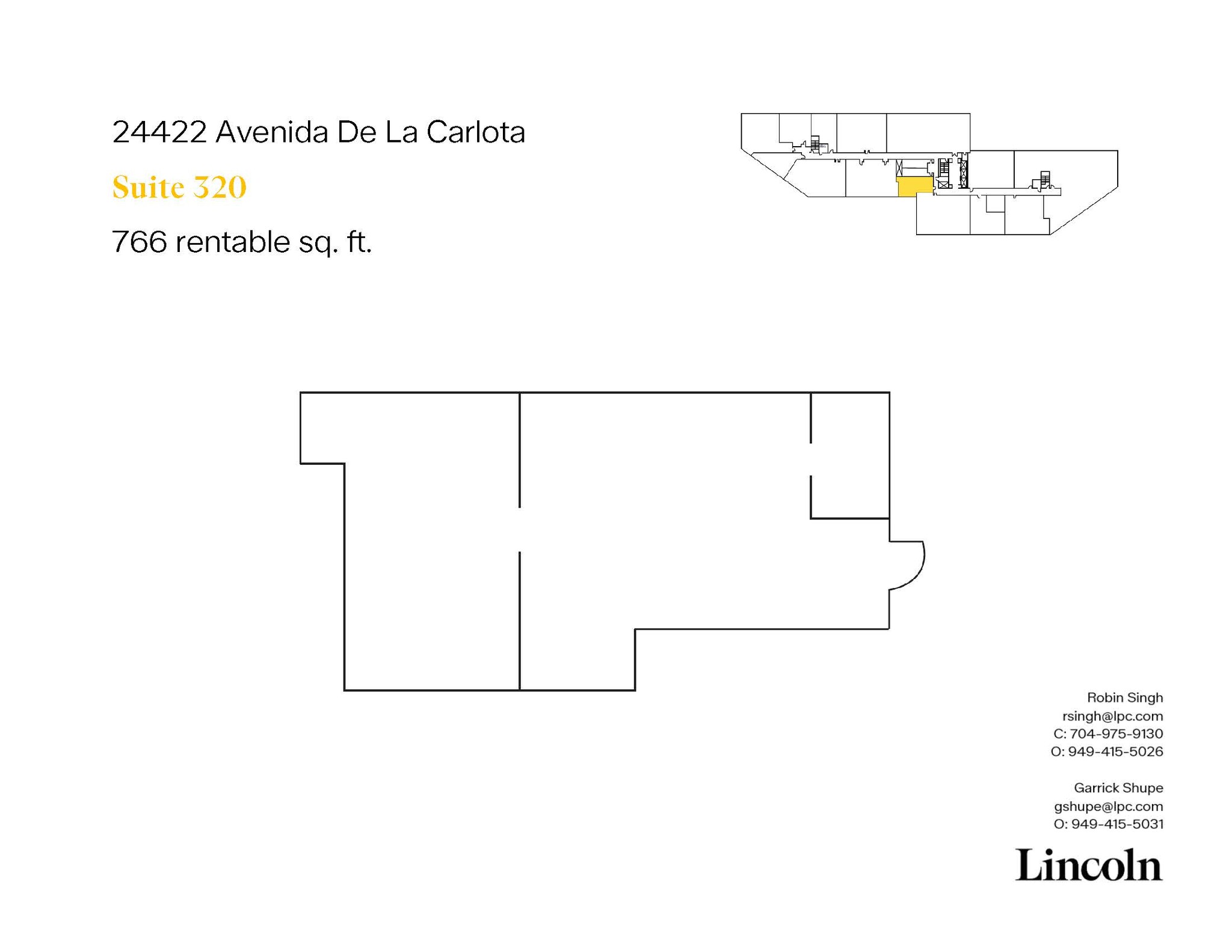 24422 Avenida De La Carlota, Laguna Hills, CA à louer Plan d’étage– Image 1 sur 6