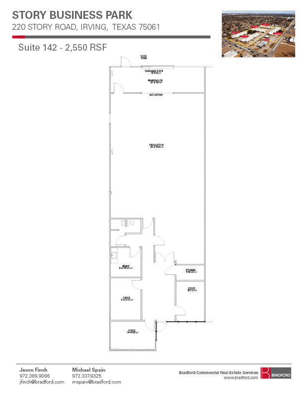 220 Story Rd N, Irving, TX à louer Plan d’étage– Image 1 sur 1