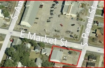 621 E Market St, Rockport, TX - VUE AÉRIENNE  vue de carte