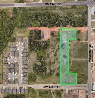 Plus de détails pour Western Ave & SW 138th St, Oklahoma City, OK - Terrain à vendre