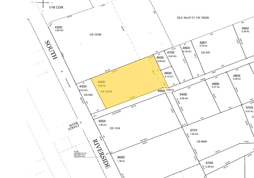 833 S Riverside Ave, Medford, OR à louer - Plan cadastral – Image 2 sur 2