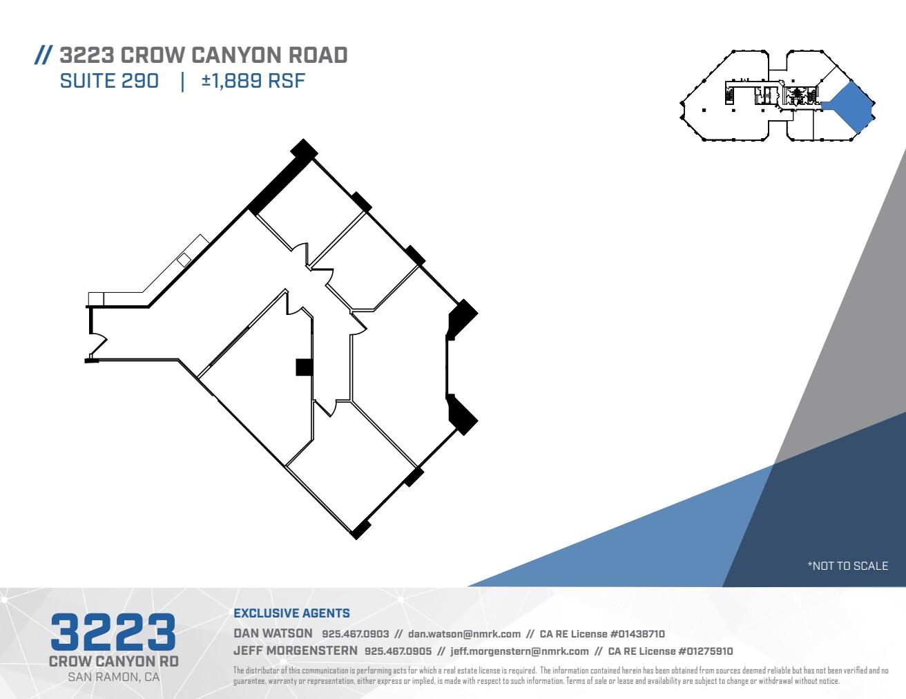 3223 Crow Canyon Rd, San Ramon, CA à louer Plan d’étage– Image 1 sur 1