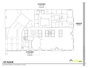 300 N Meridian St, Indianapolis, IN à louer Plan de site– Image 1 sur 1