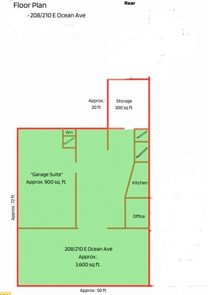 208-210 E Ocean Ave, Lompoc, CA à louer - Plan d’étage – Image 3 sur 13