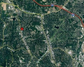 7500 Six Forks Rd, Raleigh, NC - Vue aérienne vue de carte