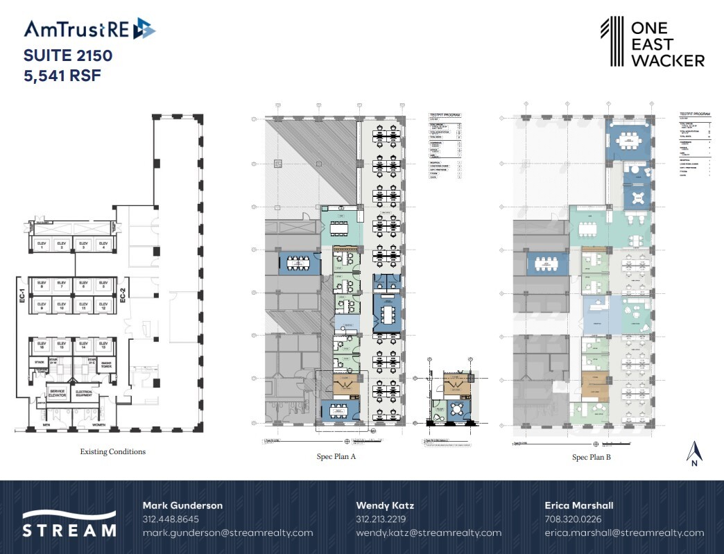 1 E Wacker Dr, Chicago, IL à louer Plan d’étage– Image 1 sur 1