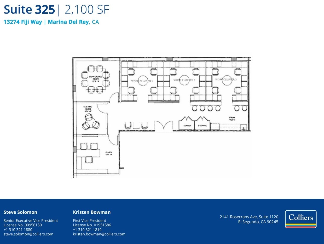 13274 Fiji Way, Marina Del Rey, CA à louer Plan d’étage– Image 1 sur 1