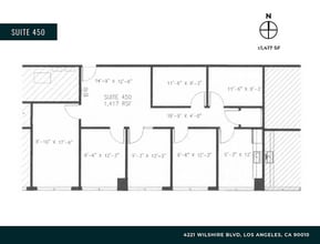 4221 Wilshire Blvd, Los Angeles, CA à louer Plan d’étage– Image 1 sur 1