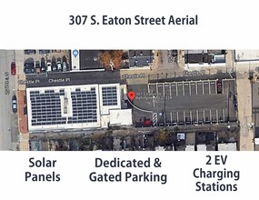 307 S Eaton St, Baltimore, MD - VUE AÉRIENNE  vue de carte