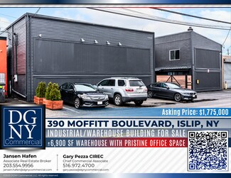 Plus de détails pour 390 Moffitt Blvd, Islip, NY - Industriel/Logistique à vendre