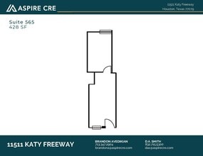 11511 Katy Fwy, Houston, TX à louer Plan d’étage– Image 1 sur 1