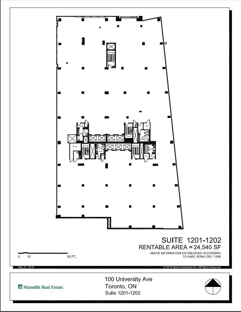 100 University Ave, Toronto, ON à louer Plan d’étage– Image 1 sur 1