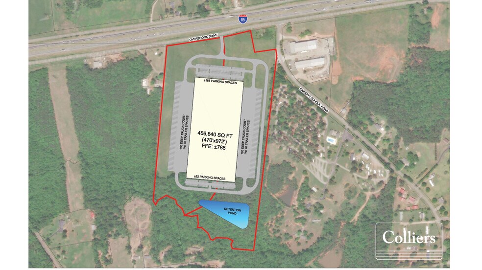 2789 Overbrook, Gaffney, SC à vendre - Plan de site – Image 2 sur 2