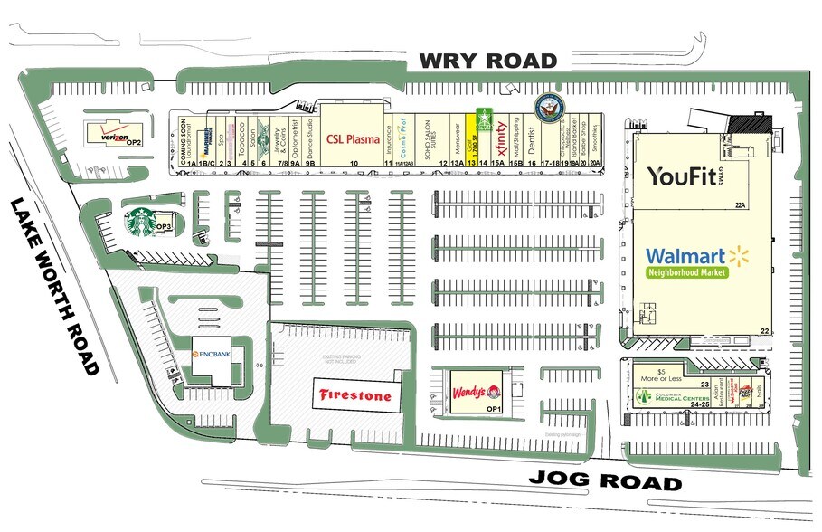 3901-3985 Jog Rd, Greenacres, FL à louer - Photo de l’immeuble – Image 2 sur 17
