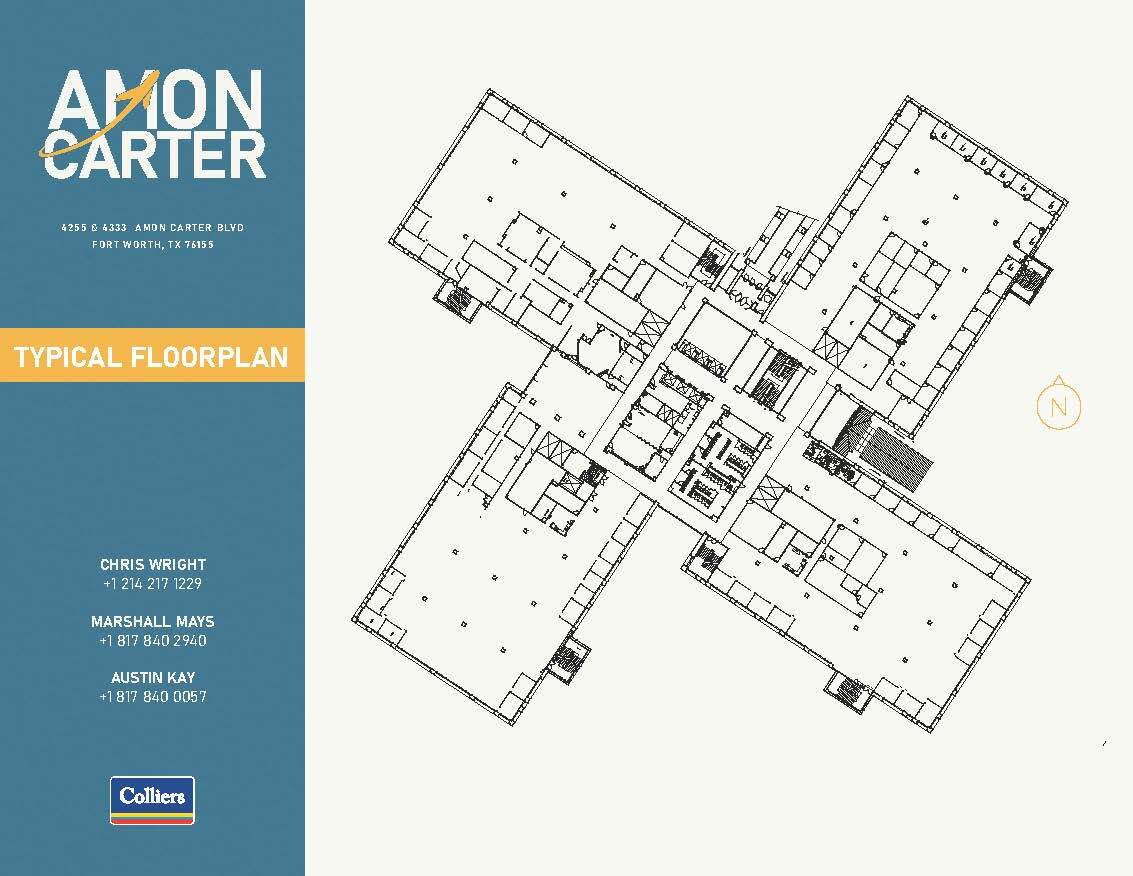 4333 Amon Carter Blvd, Fort Worth, TX à louer Plan d’étage– Image 1 sur 1