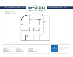 6550 E Broadway Rd, Mesa, AZ à louer Plan d’étage– Image 1 sur 1
