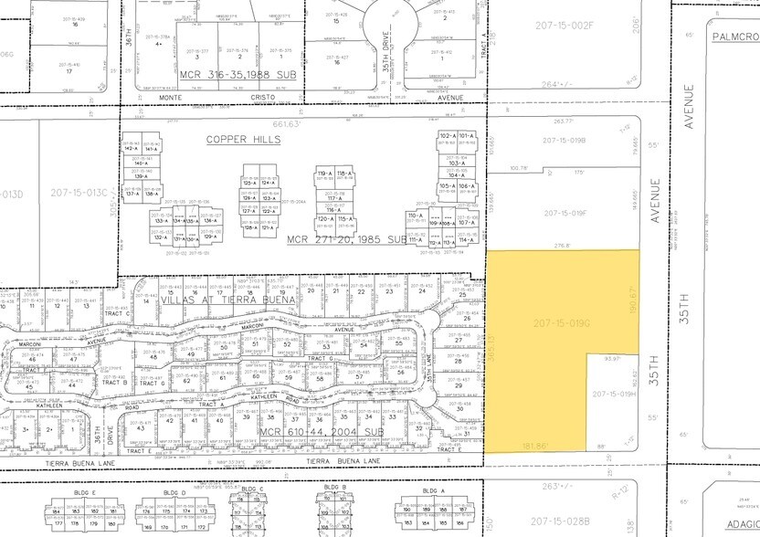15820 N 35th Ave, Phoenix, AZ à louer - Plan cadastral – Image 2 sur 6
