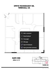 29970 Technology Dr, Murrieta, CA à louer Plan d’étage– Image 1 sur 1