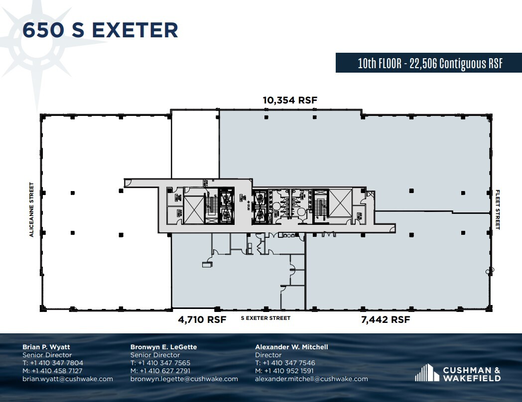 100 International Dr, Baltimore, MD à louer Plan d’étage– Image 1 sur 1