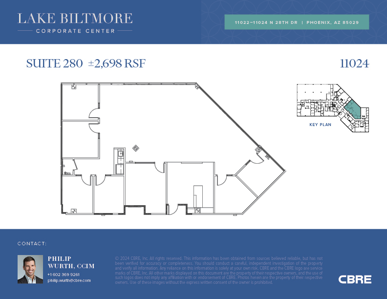 11022-11024 N 28th Dr, Phoenix, AZ à louer Plan d’étage– Image 1 sur 1