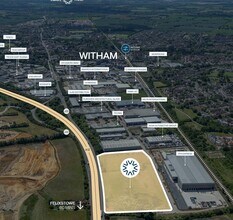 Albert Way, Witham, ESS - VUE AÉRIENNE  vue de carte