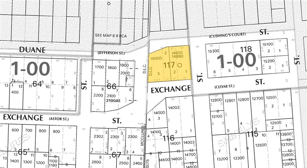 443 14th St, Astoria, OR à vendre - Plan cadastral – Image 2 sur 2