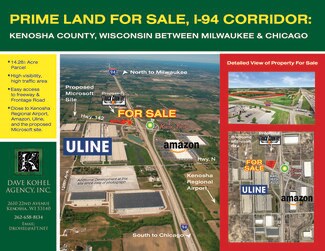 Plus de détails pour 12214 Burlington Rd, Kenosha, WI - Terrain à vendre