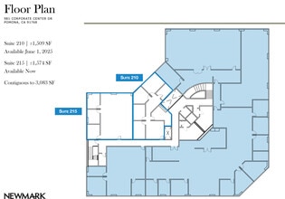 981 Corporate Center Dr, Pomona, CA à louer Plan d’étage– Image 1 sur 1