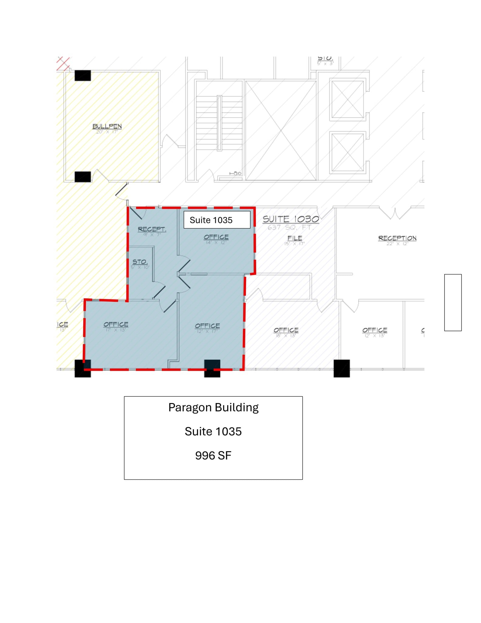 600 Marienfeld St, Midland, TX à louer Plan de site– Image 1 sur 1